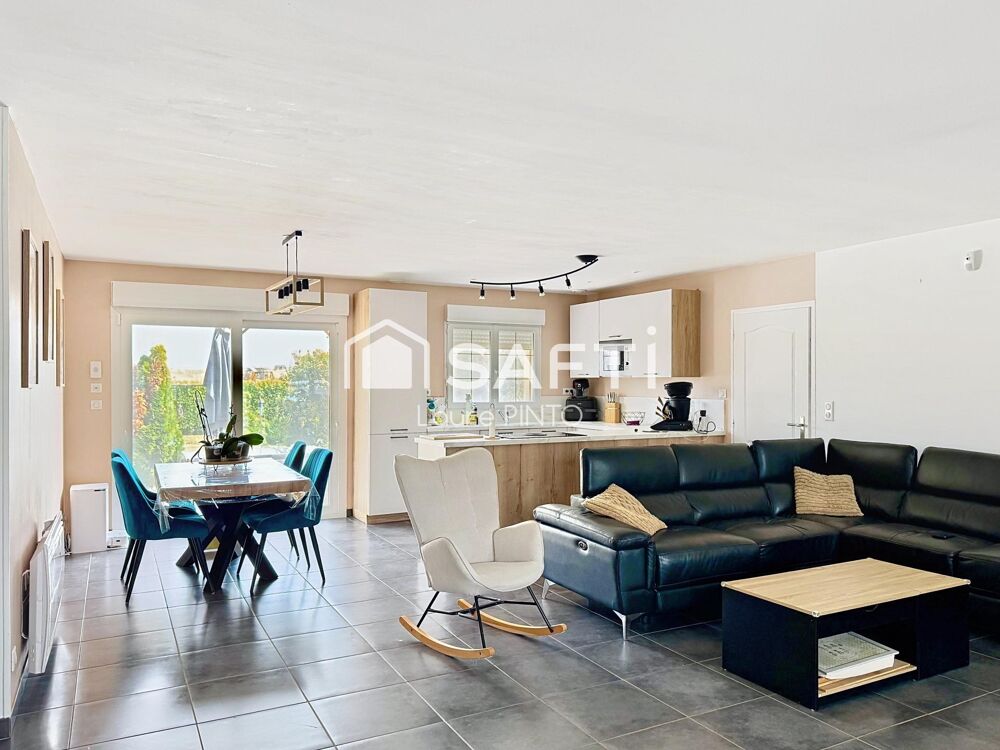 Belle maison de 120m2 avec grand jardin, plain-pied