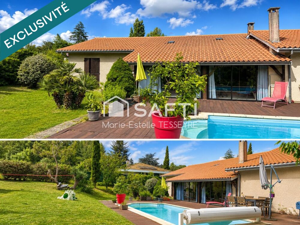 Maison proche du bourg dans un environnement très calme sur une parcelle de 1200m2