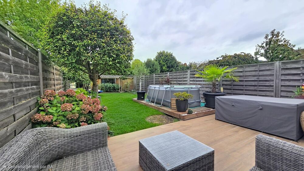 Vente Maison Maison rénovée – 3 chambres & beau jardin Lomme