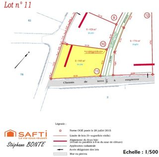  Terrain à vendre 543 m²