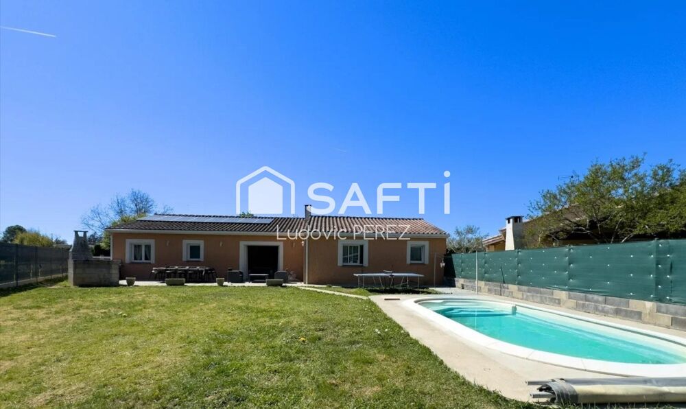 NOHIC (82370) - Maison plain-pied 117m² avec piscine - Garage double - Panneaux solaires - 15 min Montauban