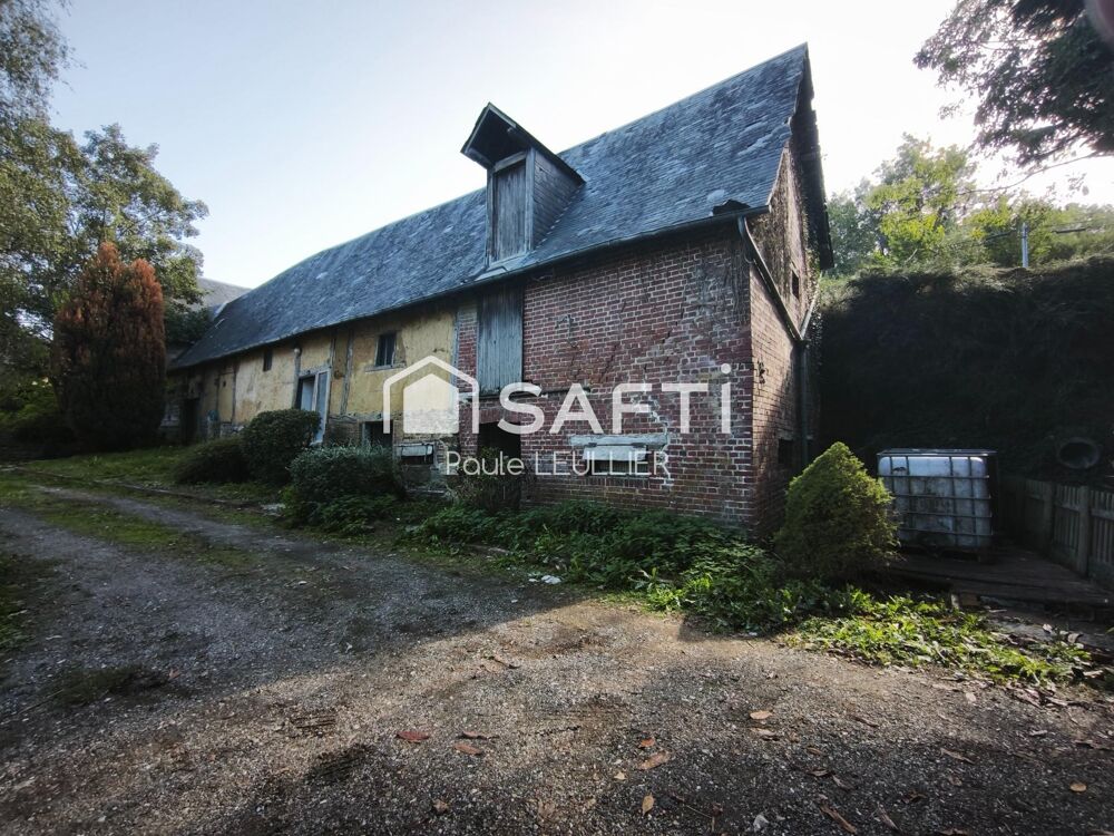 SAINT-SAIRE  1 HECTARE + MAISON EN BRIQUE + 200 M² DE DÉPENDANCES !