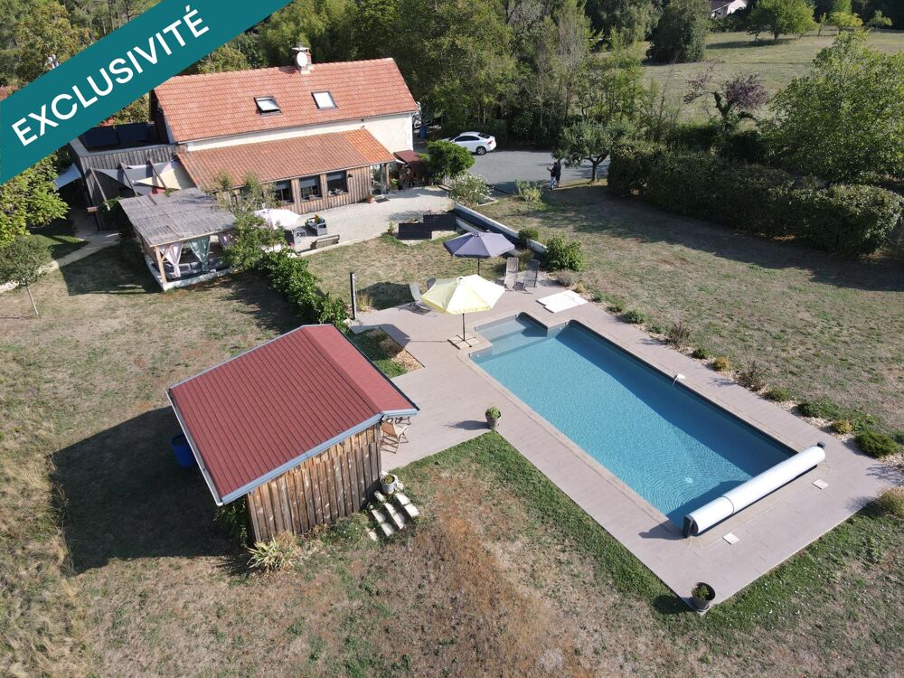 Maison plus gîte plus dépendances aménageables