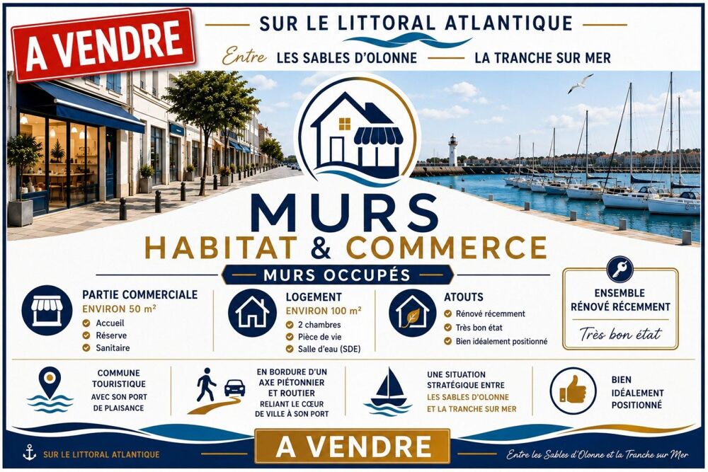   Un emplacement stratégique, un double potentiel commercial et résidentiel. 