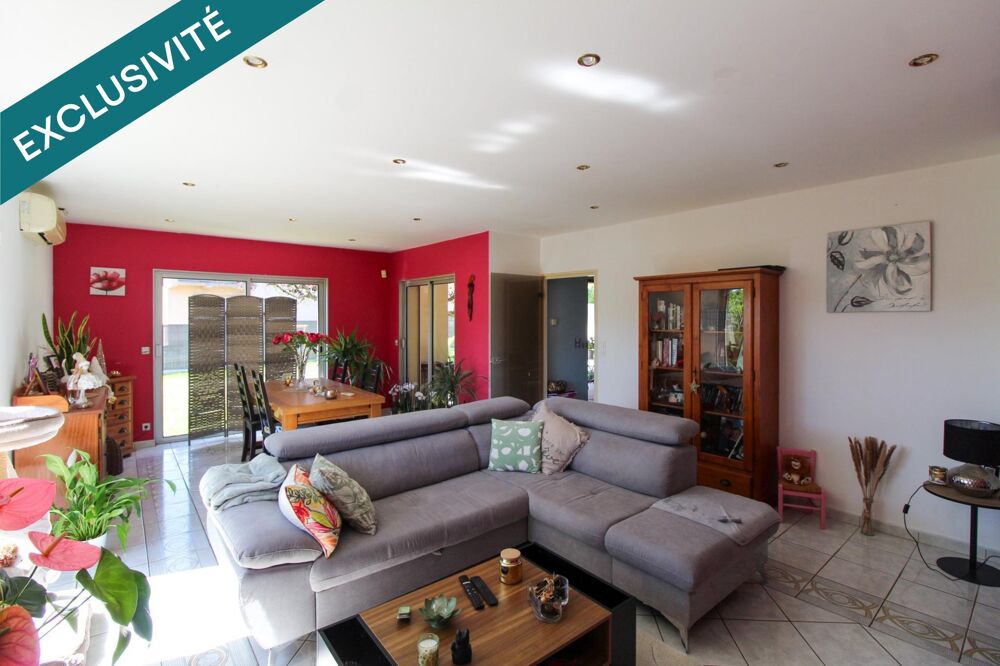 Maison plain-pied 128 m² 4 chambres à Saint-Vallier