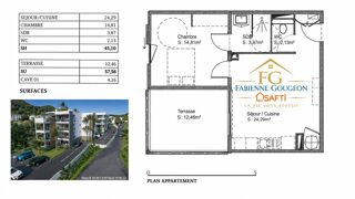 Vente Appartement T2 avec terrasse – Les Terrasses du Marin Le marin
