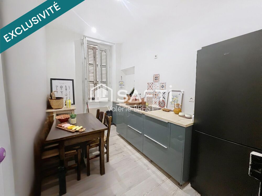 Marseille-2ème-République- Type3 Haussmanien-90m2.