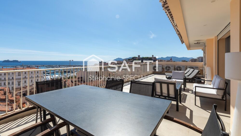 Vente Appartement Cannes - Quartier embématique de la Banane - Vue mer panoramique Cannes