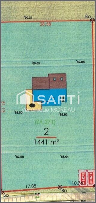  Terrain � vendre 1441 m�