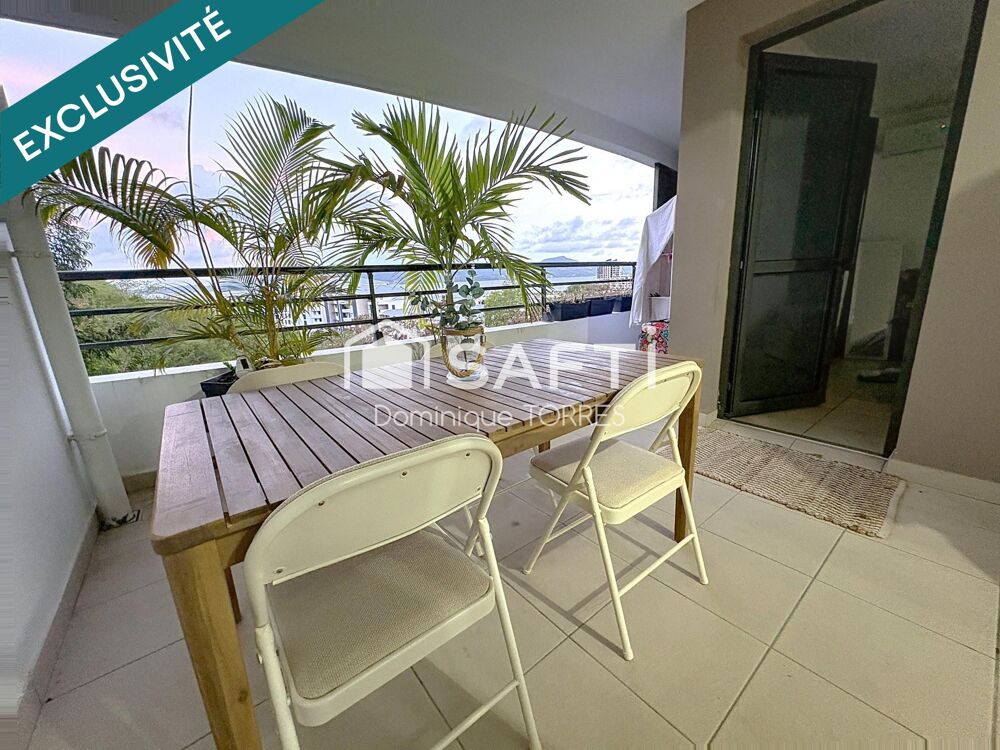Fort-De-France : T2 AVEC TERRASSE ET VUE MER