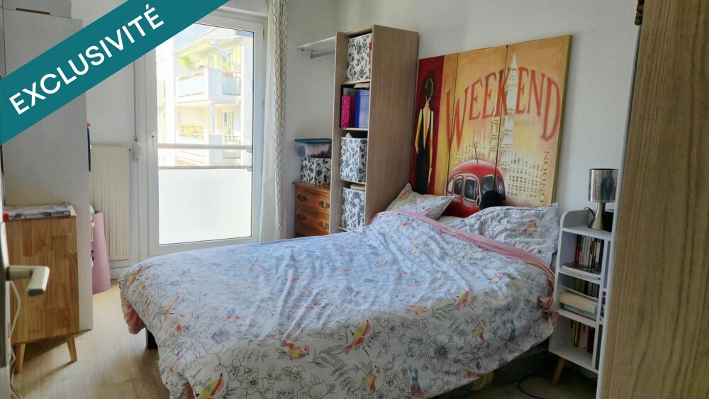 Appartement T3 proche jardin des plantes avec balcon et parking sous terrain