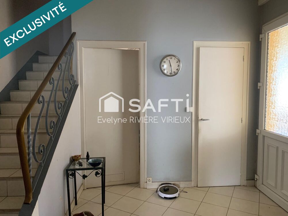 Maison 4 chambres de 122 m², dépendances et jardin