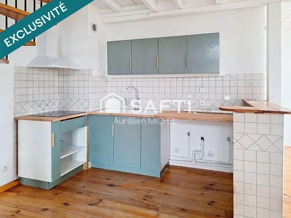 Joli appartement avec plein de charme avec sa charpente apparente