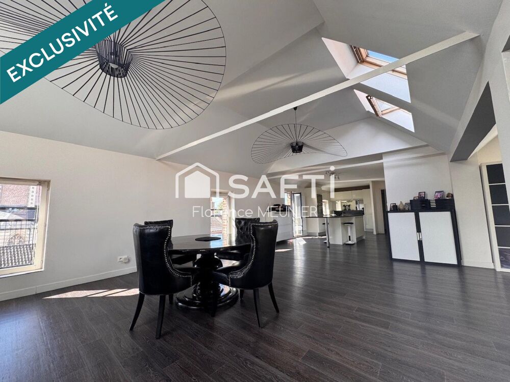 LOFT DEXCEPTION  180 M²  SECLIN CENTRE  VOLUMES XXL