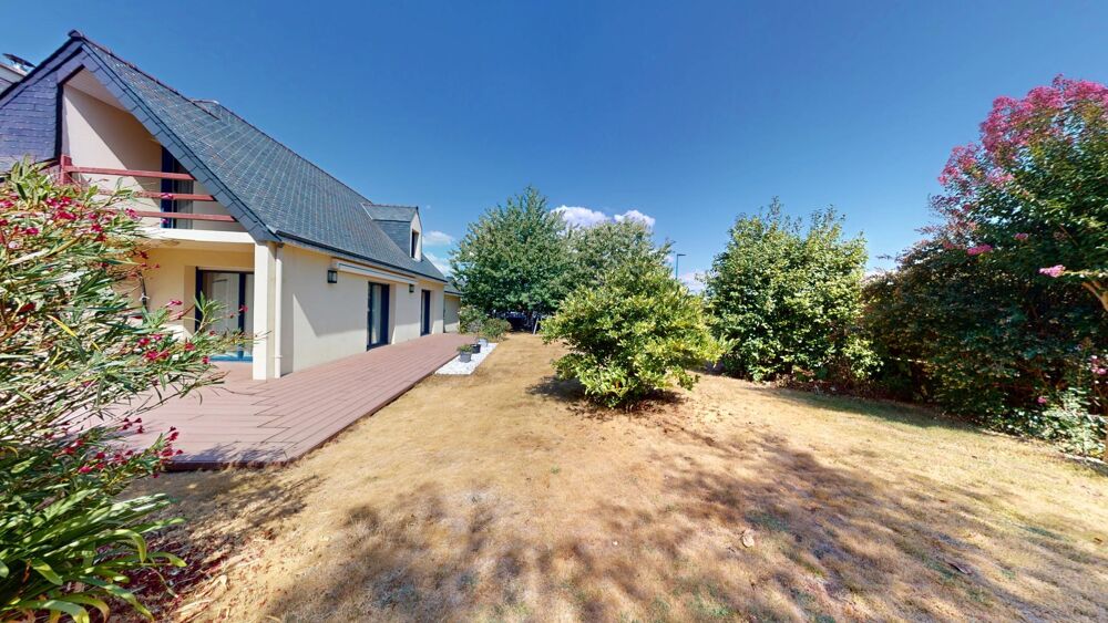 Maison avec vie de plain-pied, à moins de 5 minutes des plages et joli jardin de 1050 m². (visite virtuelle disponible)