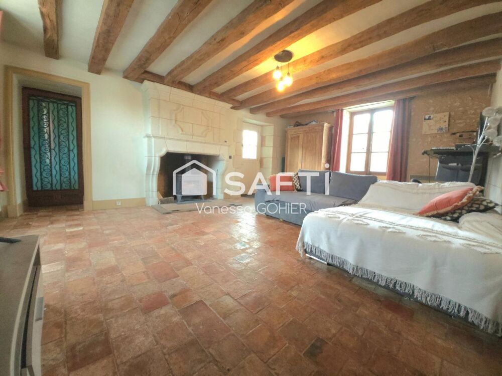 Maison familiale de charme  149 m² avec jardin  Secteur Montval-sur-Loir