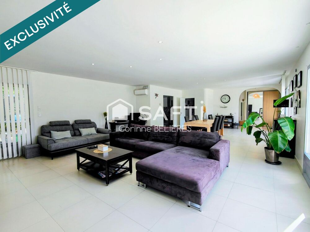 A vendre maison avec 4 chambres - terrain avec piscine - 1 logement indépendant