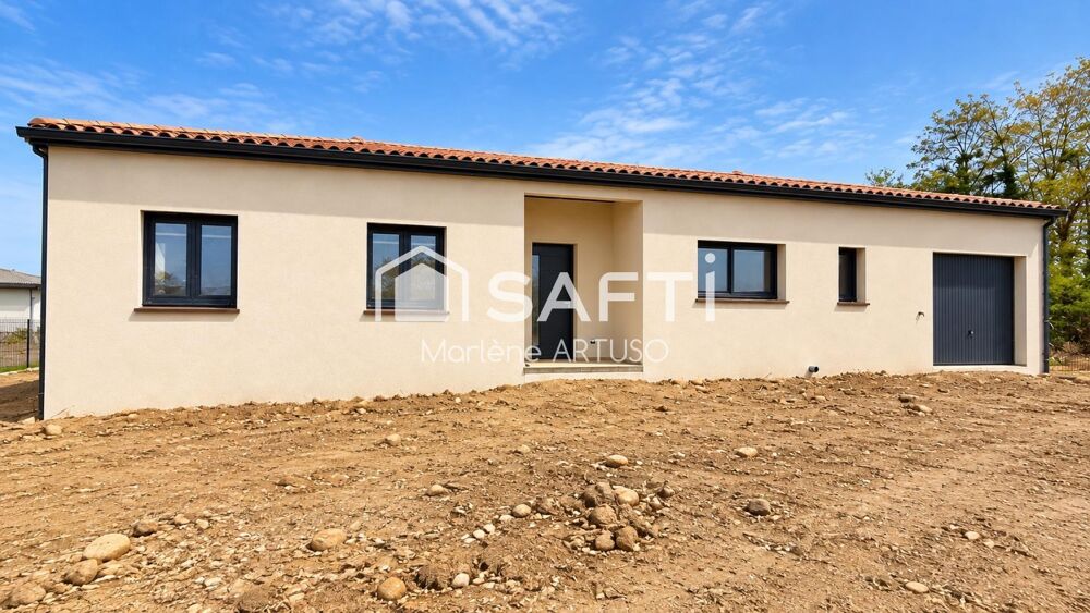 Vente Maison LA TOUR-DU-CRIEU – MAISON NEUVE RE2020 – PLAIN-PIED DE 102 M² – 3 CHAMBRES – GARAGE La tour-du-crieu
