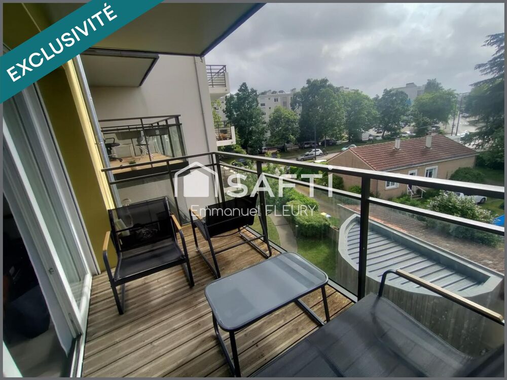 Vente Appartement Quartier Rivière – Appartement de 2 chambres, récent avec extérieur et garage Nantes