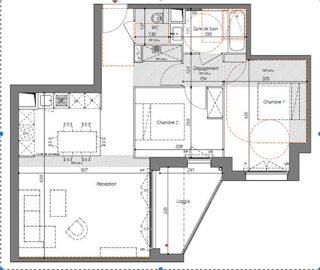  Appartement à louer 3 pièces 67 m² Clichy