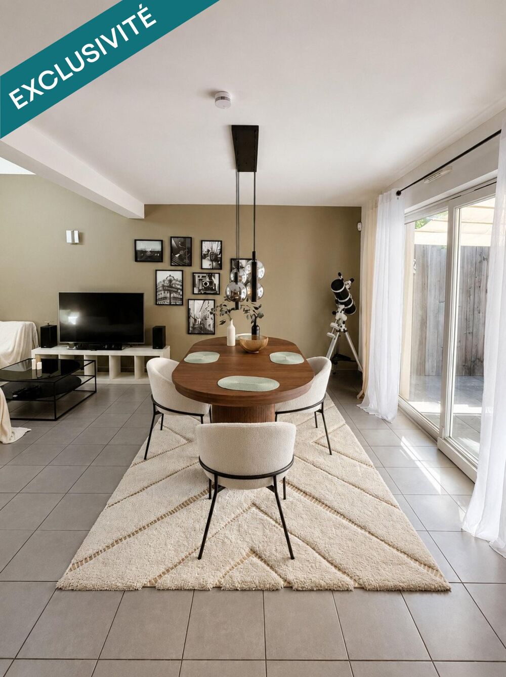 Au calme en seconde ligne Maison 105 m2 sur 3 ares de terrain - 3 chambres