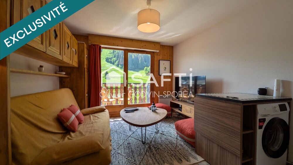 Appartement 2 Pièces avec balcon exposé plein Sud sans vis à vis avec vue imprenable sur les montagnes