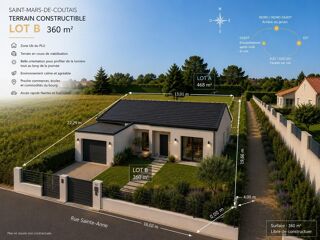  Terrain à vendre 360 m²