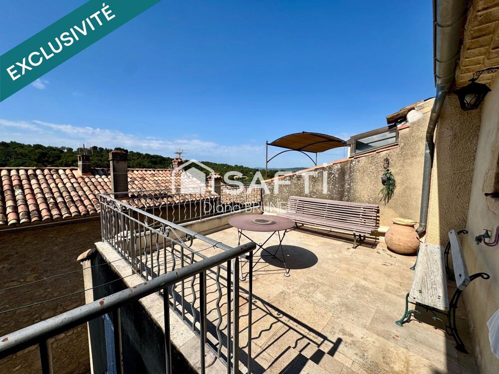Maison de village, terrasse, sous-sol, garage,cour