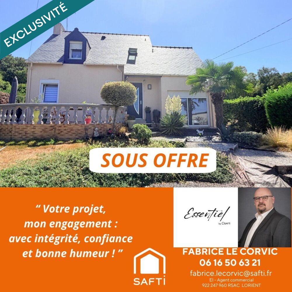 MAISON TRADITIONNELLE DE 77M2, 3 CHAMBRES SUR TERRAIN DE 1490 M2 A SAINT JEAN BREVELAY