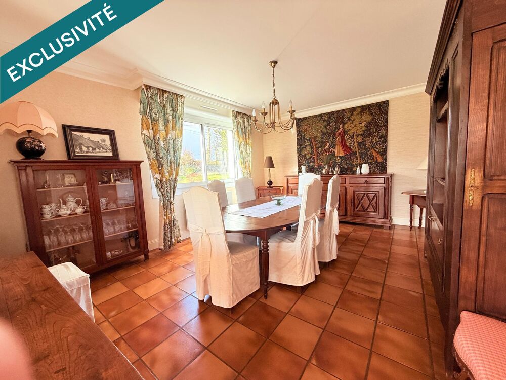 MAISON FAMILLIALE DE 195 M2 SUR TERRAIN DE 4443 M2 EN CAMPAGNE DE BAUD