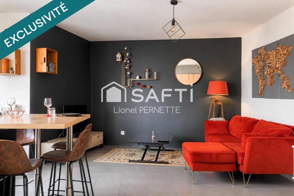 Vaulx VILLAGE  T3 dernier étage, terrasse 20m²