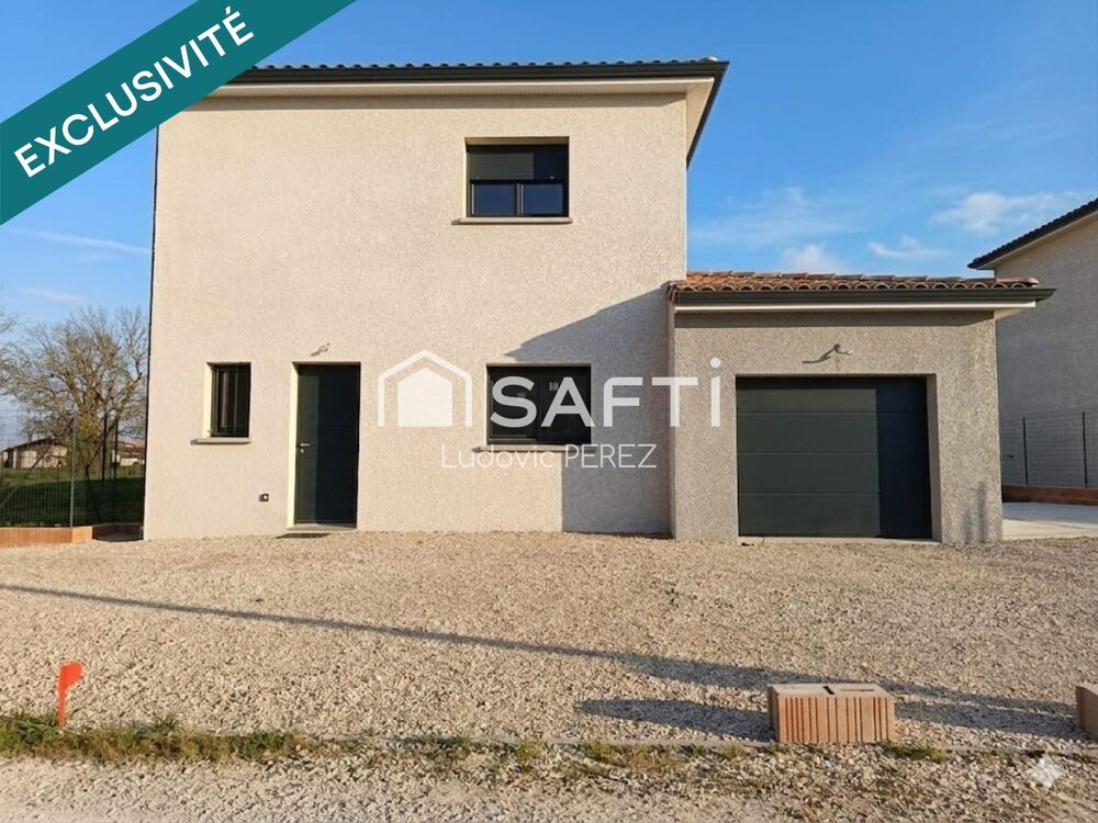 Vente Maison MAISON NEUVE T4 103 M² – GARAGE – TERRAIN 300 M² – BRESSOLS (82710) Bressols