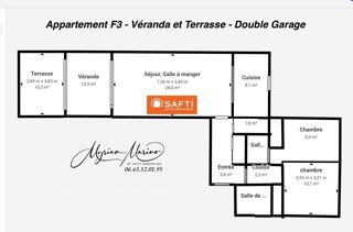  Appartement � vendre 3 pi�ces 73 m�