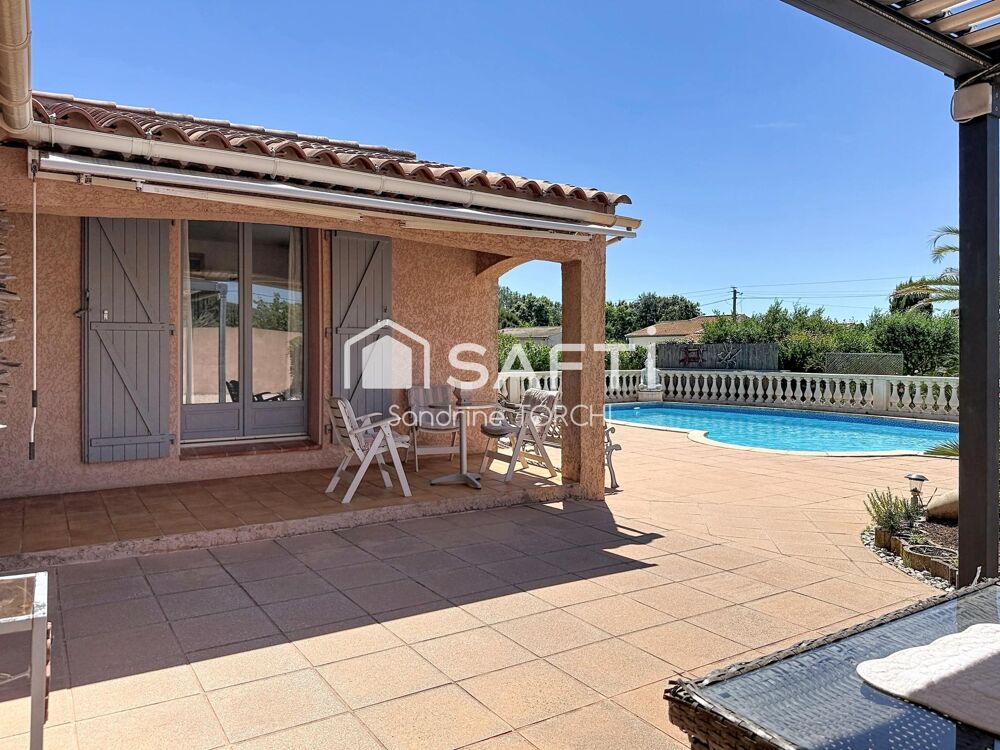 Maison 135m² avec garage sur 1300m² de terrain à Vidauban (83550)