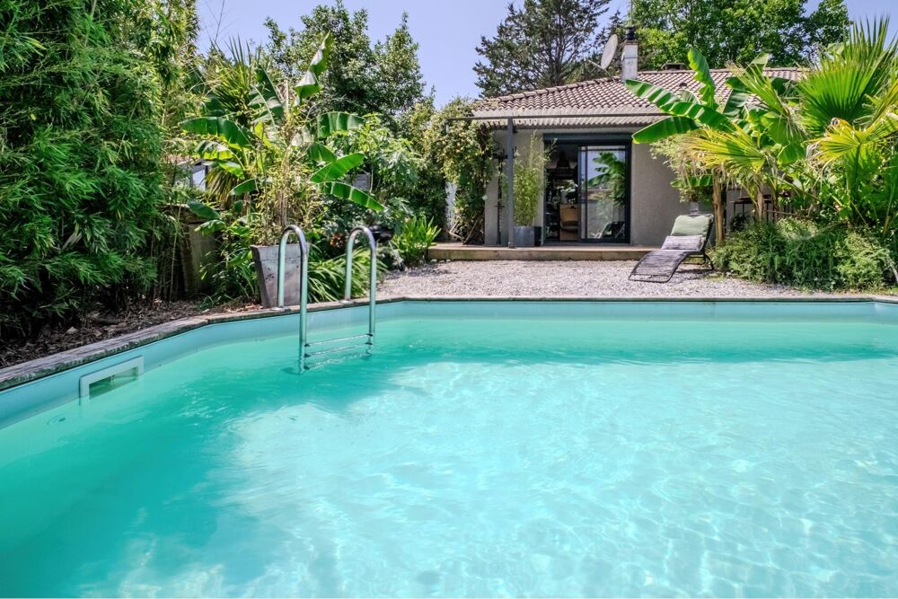 Maison avec piscine et T2 loué à l'année