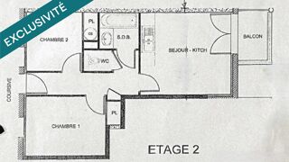  Appartement � vendre 3 pi�ces 41 m�