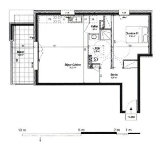  Appartement à vendre 2 pièces 52 m²