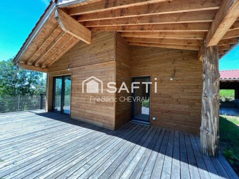   Maison d'architecte en bois –  Vue panoramique Maison - 4 pièce(s) - 135 m²