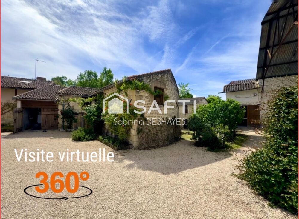 Vente Maison RARE CORPS DE FERME RÉNOVÉ EN PIERRES AVEC NOMBREUSES DÉPENDANCES Loudun