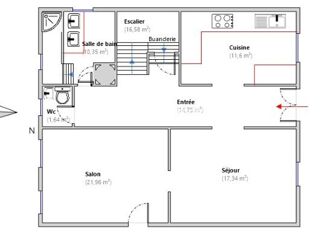Vente Maison Ancien presbytère rénové de 165 m², 4 chambres, 1749 m² de terrain. Beauchalot