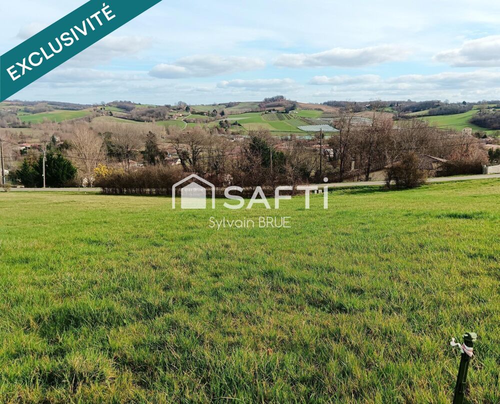 Vente Terrain Terrain en situation dominante constructible et viabilisé Vazerac