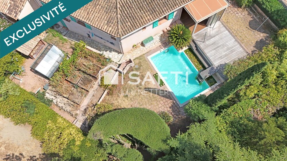 Vente Maison maison de plain-pied 4pièces, au calme, piscine et garage Roquebrune-sur-argens