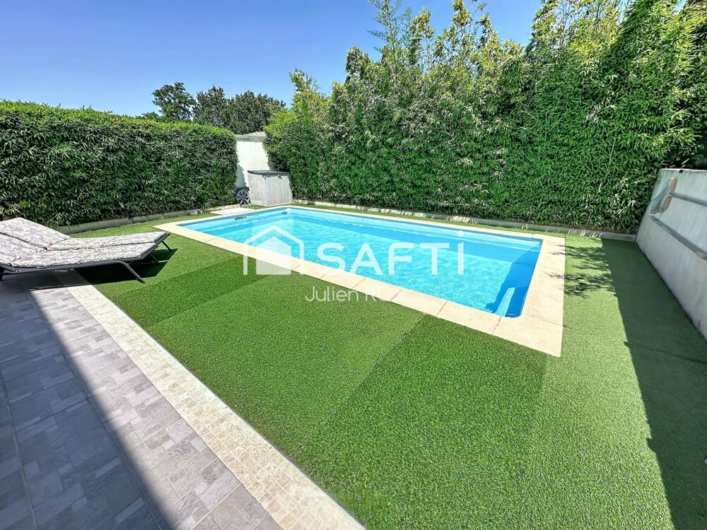 Coursan  Maison familiale 4 chambres avec piscine et suite parentale