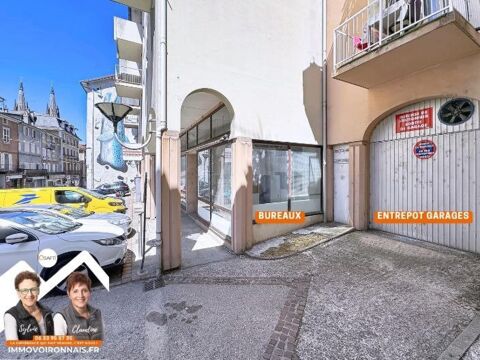 A l'entr&eacute;e de Voiron, murs &agrave; vendre de 192 m&sup2; : local Bureaux/commerce 88 m&sup2; + entrep&ocirc;t garage 104 m&sup2; 125000 38500 Voiron