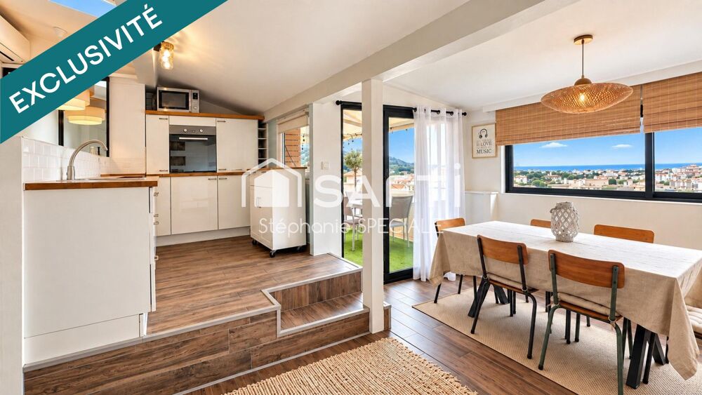 Vente Appartement LE CANNET – VIEUX CANNET | DUPLEX DE CHARME AVEC TERRASSE & VUE PANORAMIQUE Le cannet