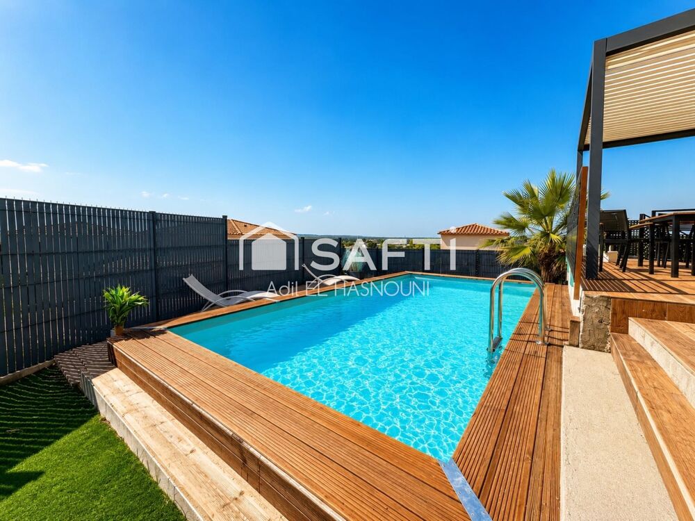 Vente Maison MILHAUD – MAISON RÉCENTE D'EXCEPTION – DPE A – PISCINE Milhaud