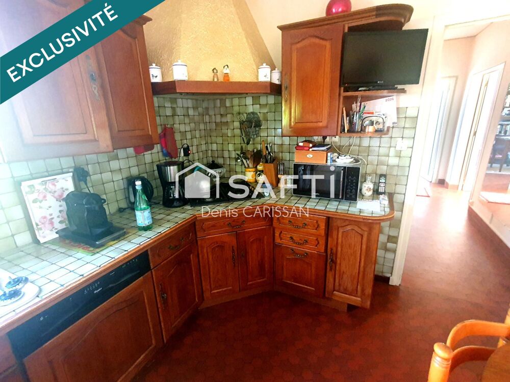 Vente Maison Périgourdine 5 pièces + piscine + garage double + carport La force