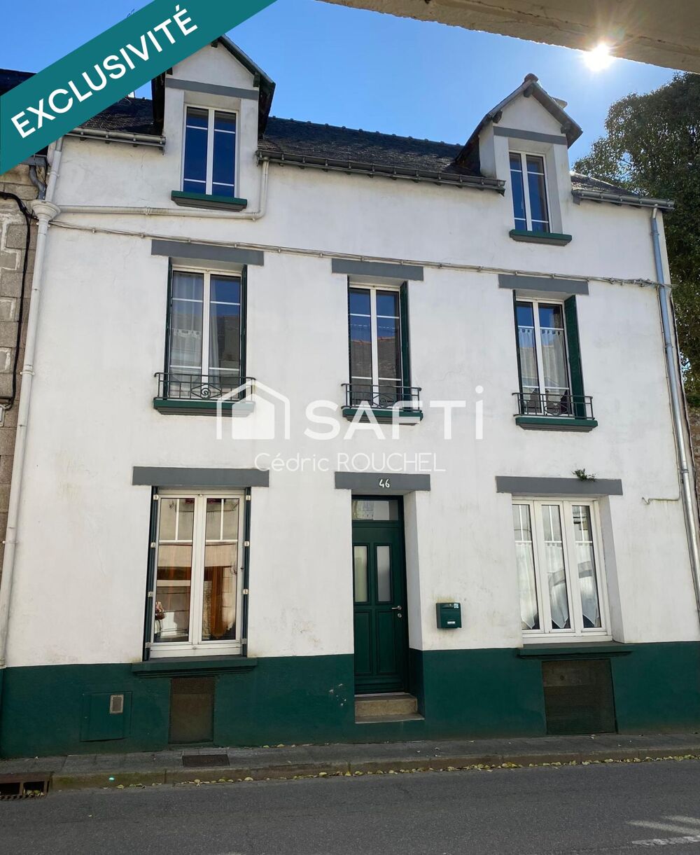 Maison de ville avec beau potentiel au coeur de Quimperlé