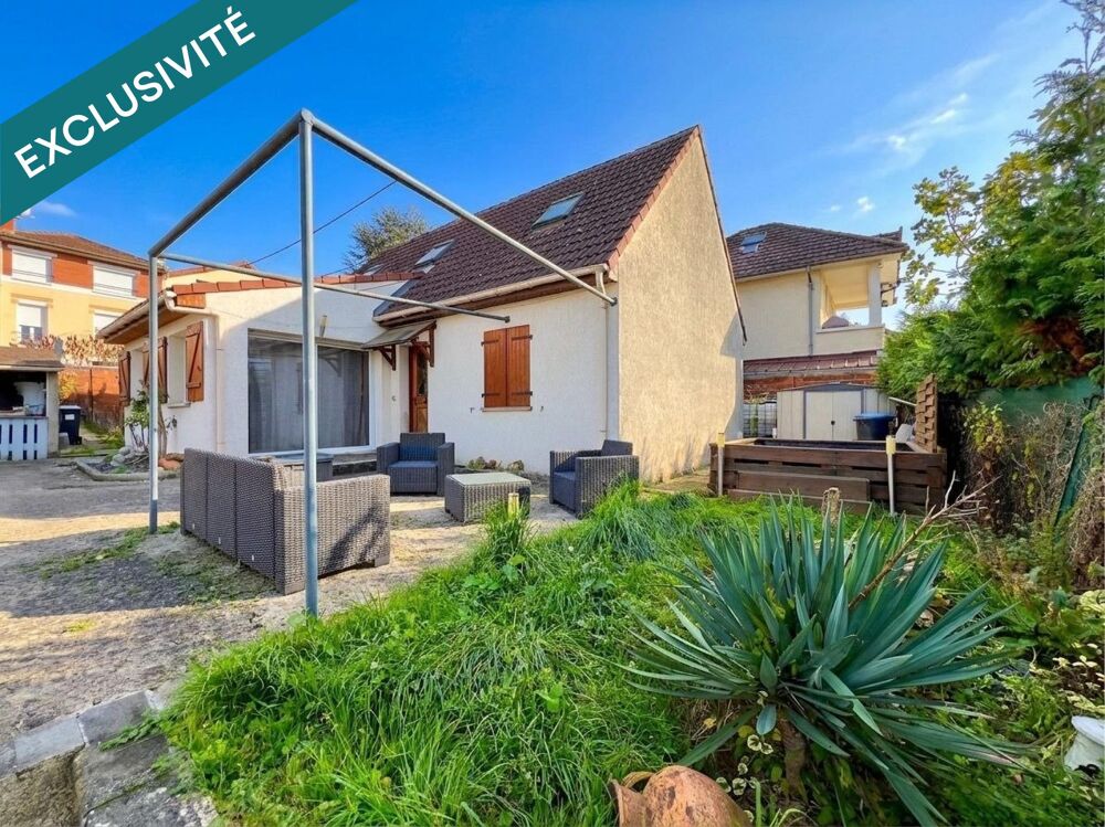 Vente Maison 5P de 112m2 avec jardin de 410m2 à 14min du RER D. Villeneuve-saint-georges