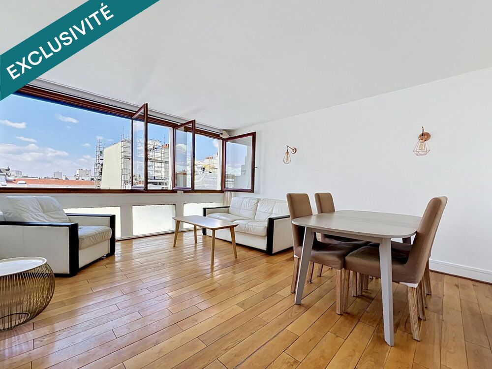 Vente Appartement Appartement familial 3 chambres, étage élevé Paris 19